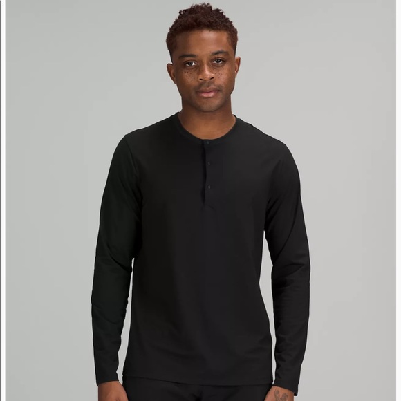 Lululemon The Fundamental Long Sleeve Henley 
Online Only size Large - Picture 3 of 6